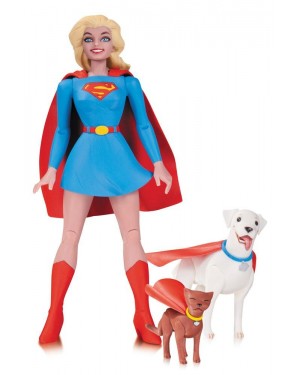 DC COLLECTIBLES x SUPERGIRL, KRYPTO & STREAKY -  ACTION FIGURE (17cm)